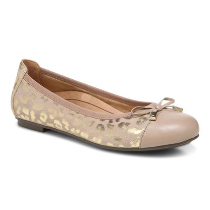 Minna Ballet Flat - Dark Taupe Leopard