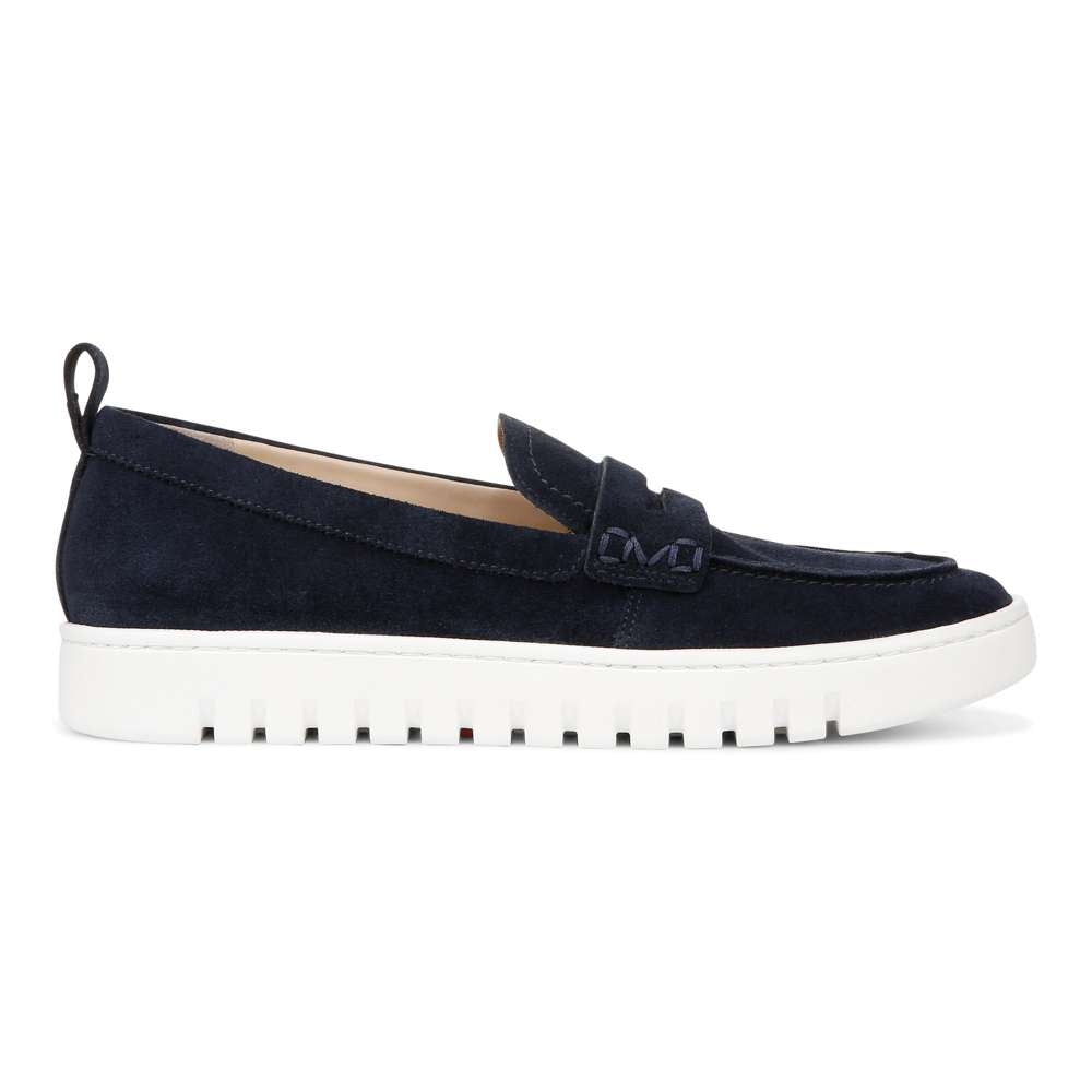 Uptown Loafer - Navy/White