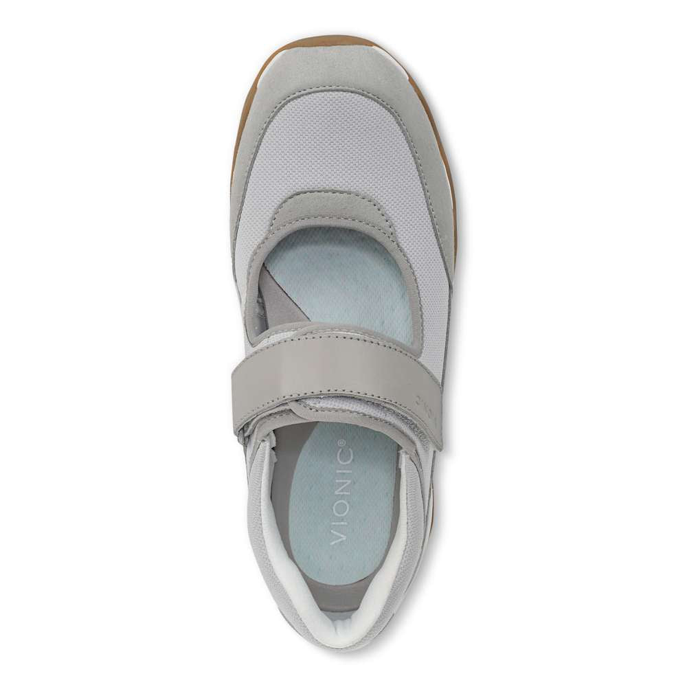 Walk Slim Giselle Mary-Jane - Vapor Grey/Silver