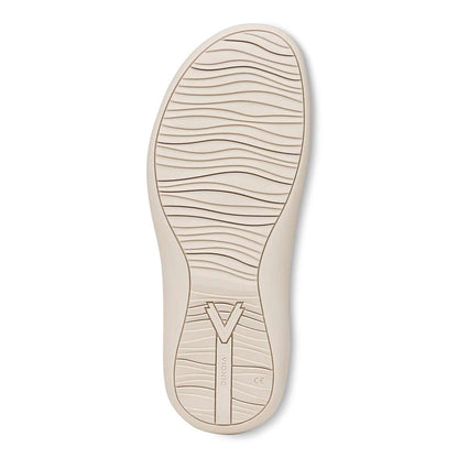 Awaken Recovery Sandal - Cream Leather