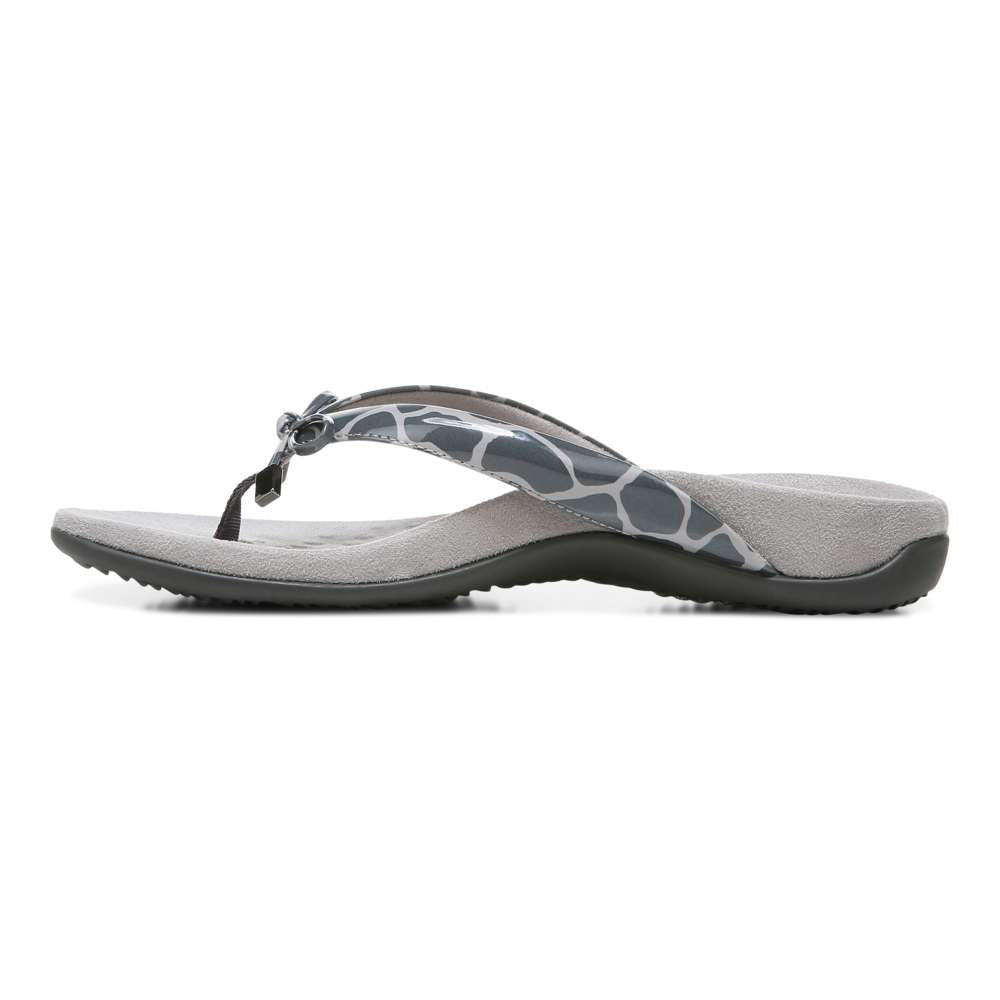 Bella Toe Post Sandal - Giraffe Dark Shadow
