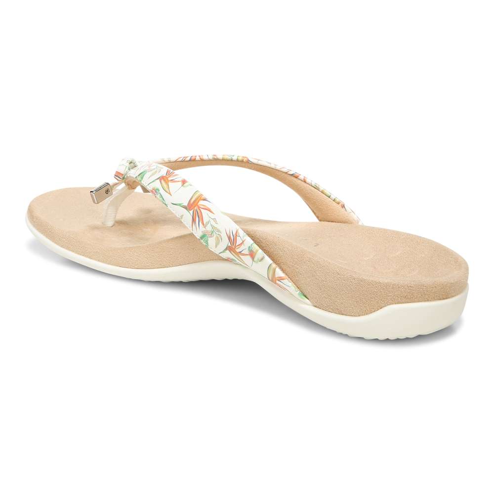 Bella Toe Post Sandal - Marshmallow Tropical