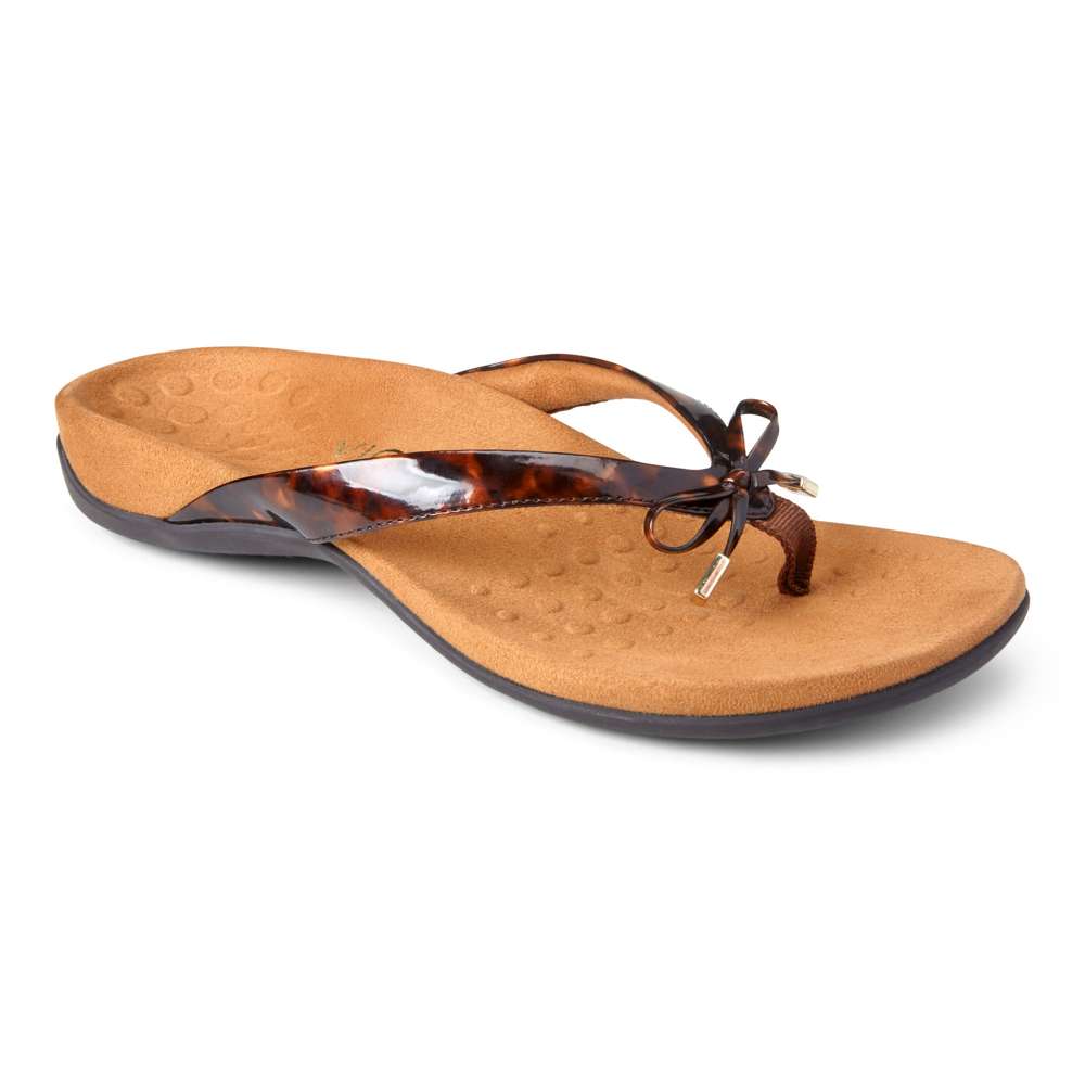 Bella Toe Post Sandal - Tortoise