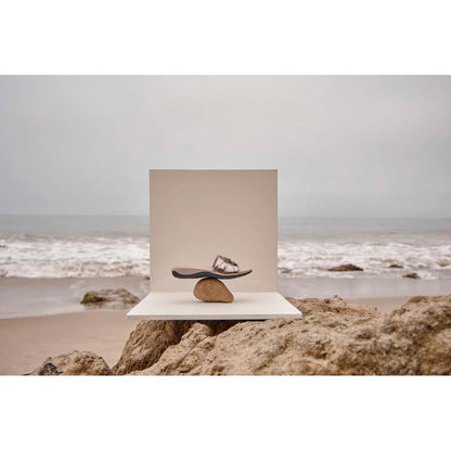 Bella Slide Sandal - Pewter