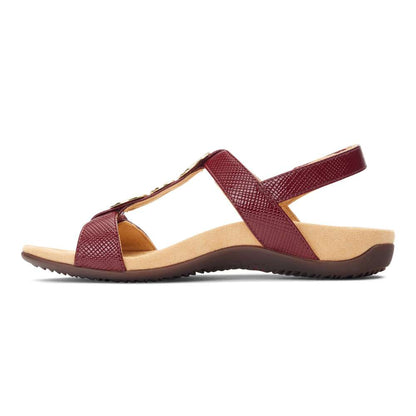 Farra Adjustable Sandal - Fig Lizard