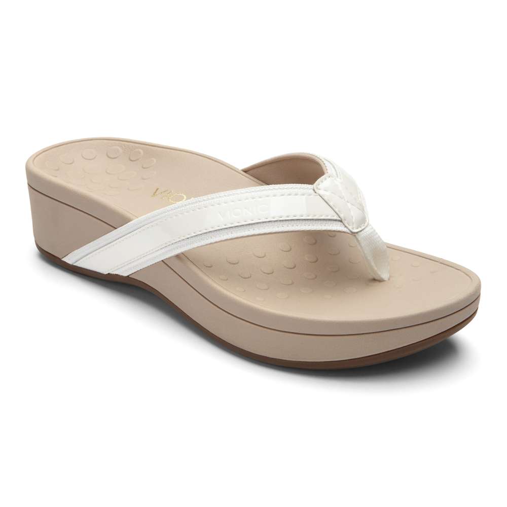 High Tide Platform Sandal - White