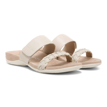 Jeanne Slide Sandal - Cream