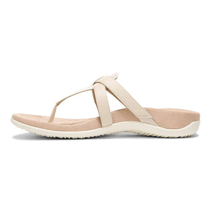 Karley Toe Post Sandal - Cream