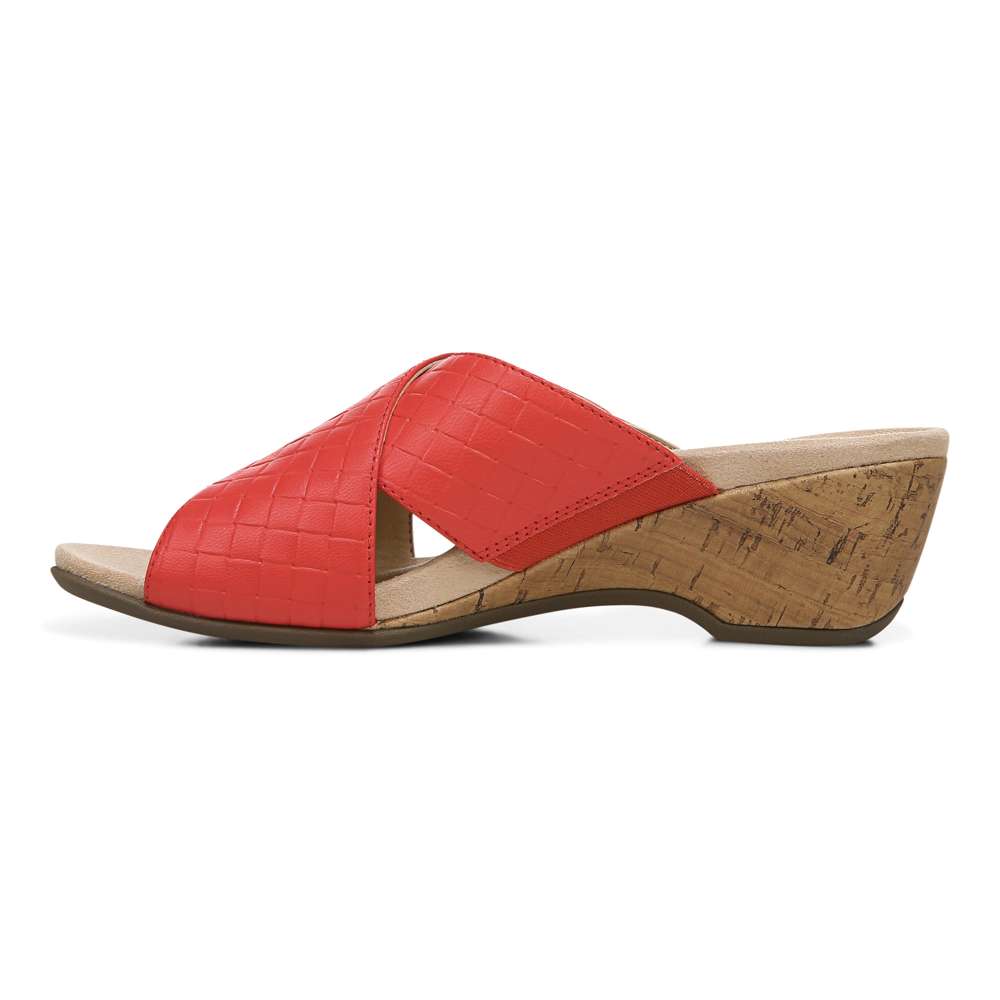 Leticia Wedge Sandal - Poppy
