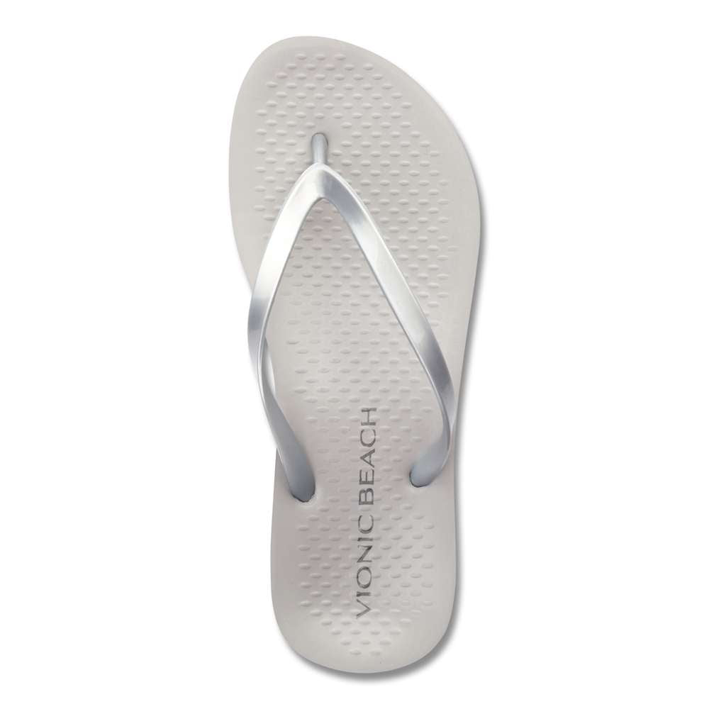 Noosa Solid Toe Post Sandal - Pewter