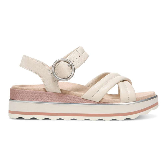 Reyna Flatform Sandal - Cream
