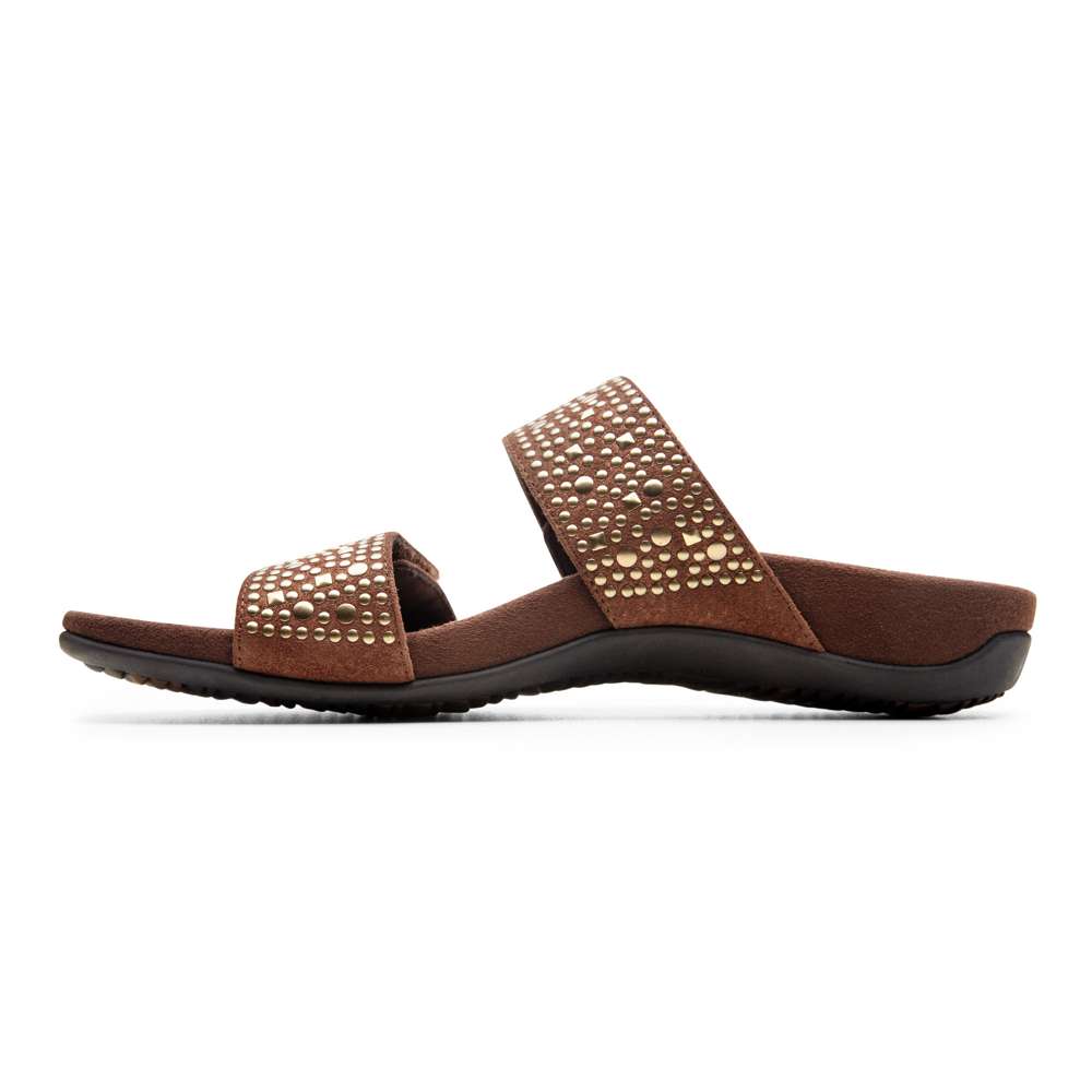 Samoa Slide Sandal - Bronze
