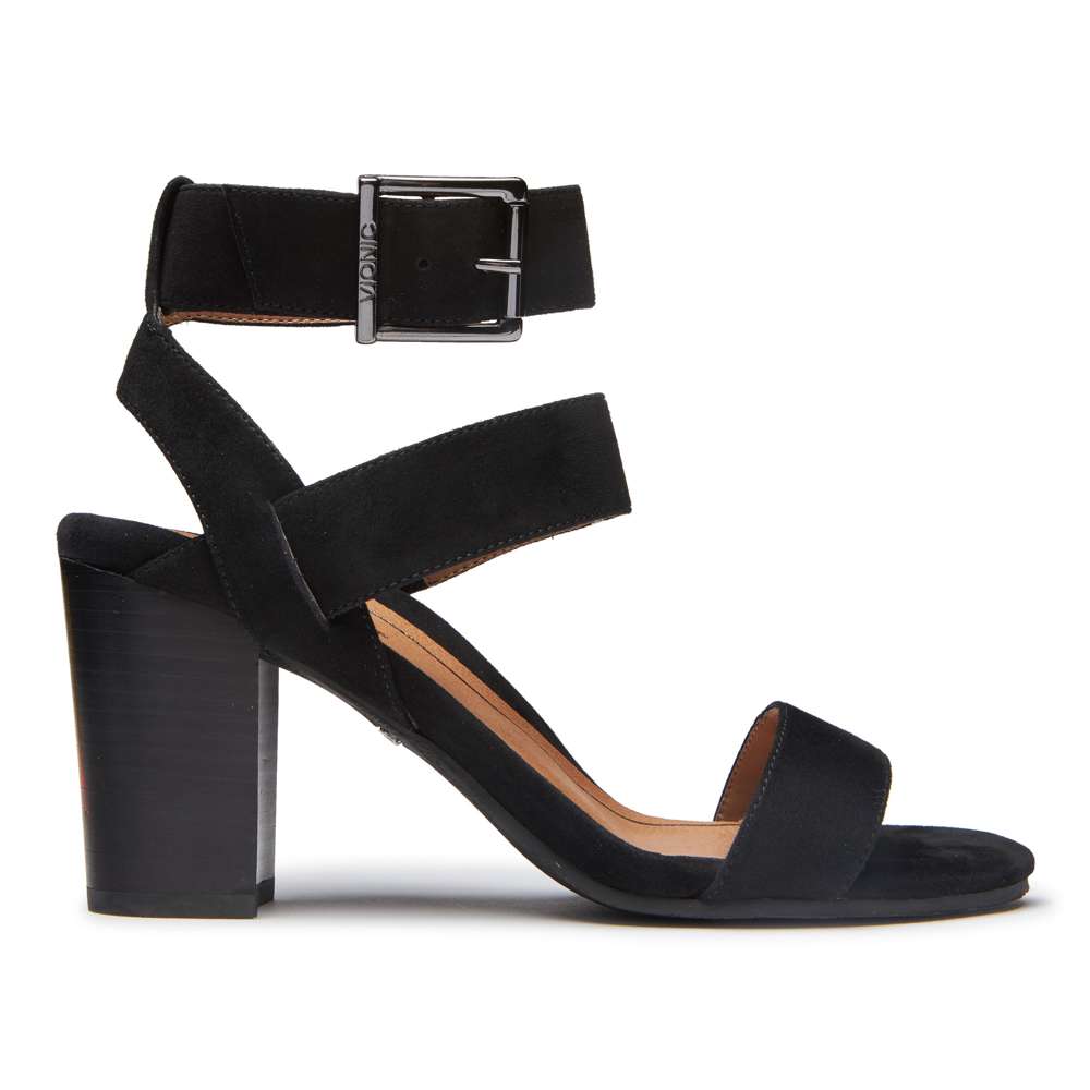 Sofia Heeled Sandal - Black