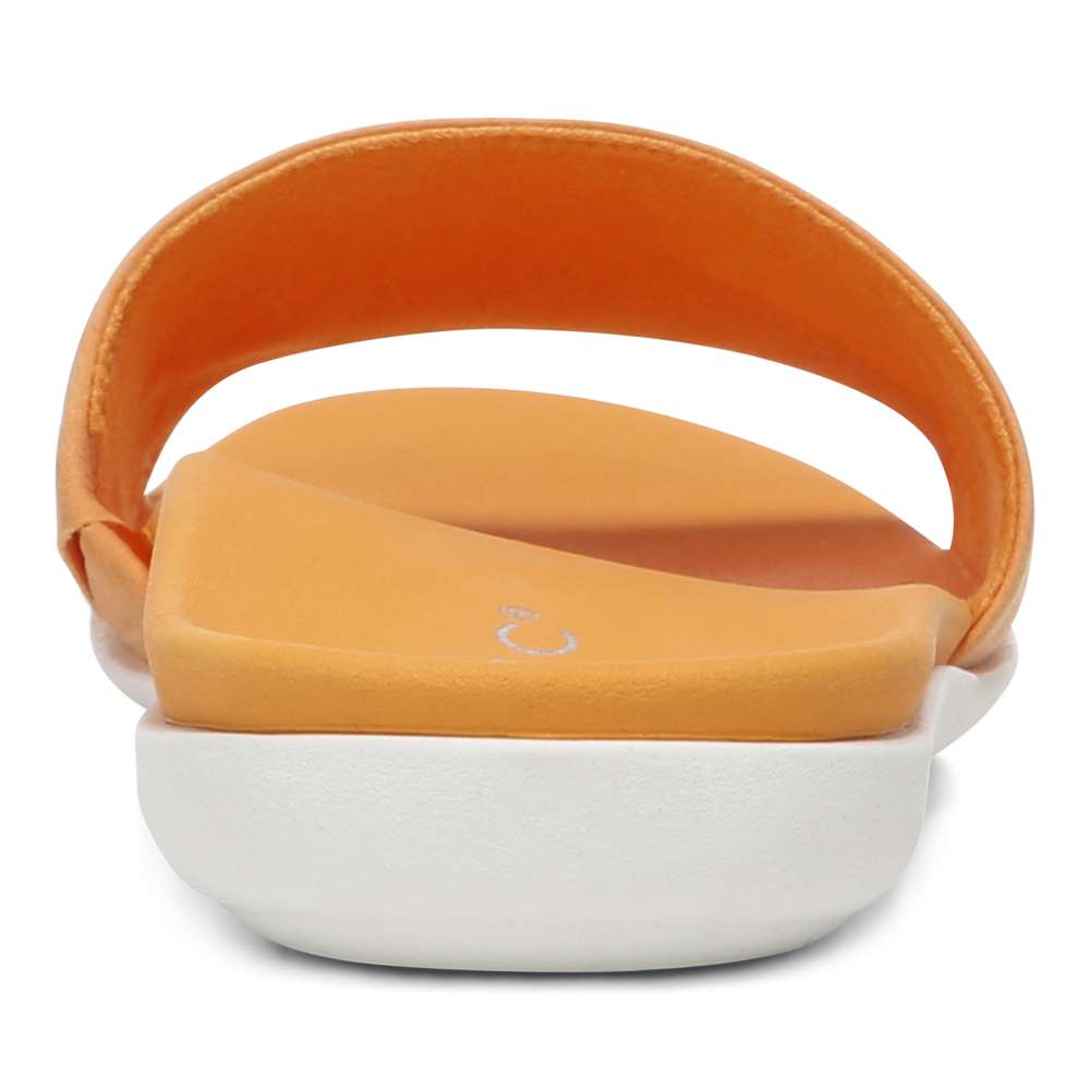 Val Slide Sandal - Neon Nubuck