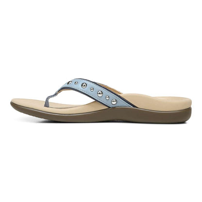 Vanessa Toe Post Sandal - Light Blue