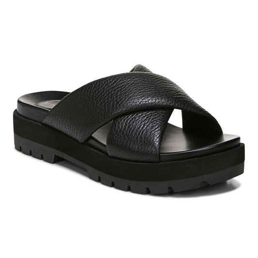Vesta Flatform Lug Sandal - Black