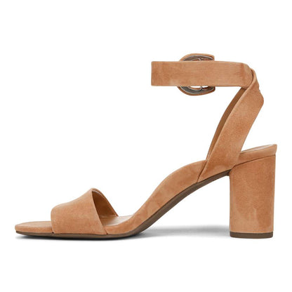 Zinfandel Block Heel Sandal - Camel