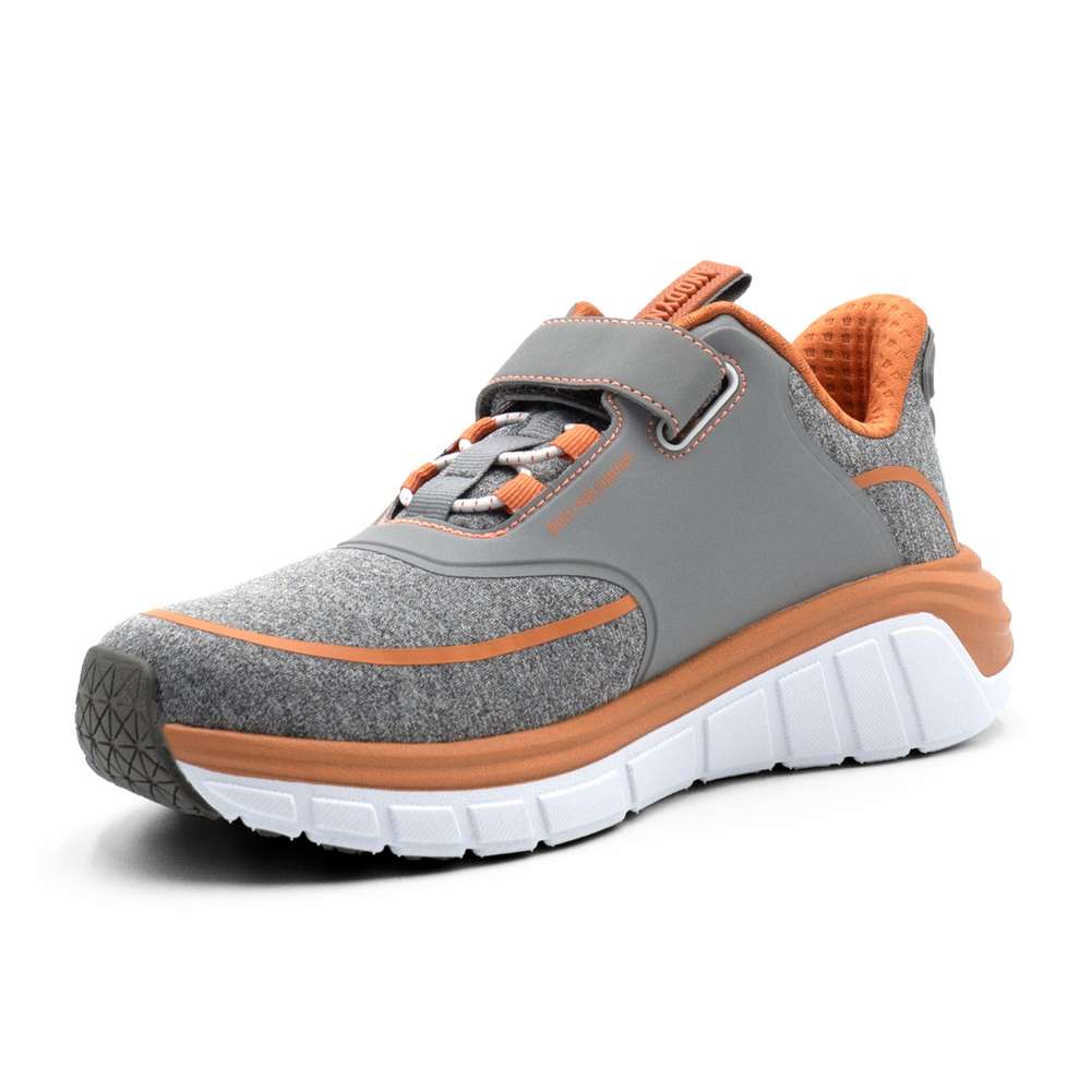 No. 45 Sport Jogger W/ Heel Assist - Grey/Orange